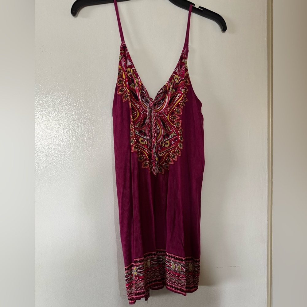 Magenta Mini Dress